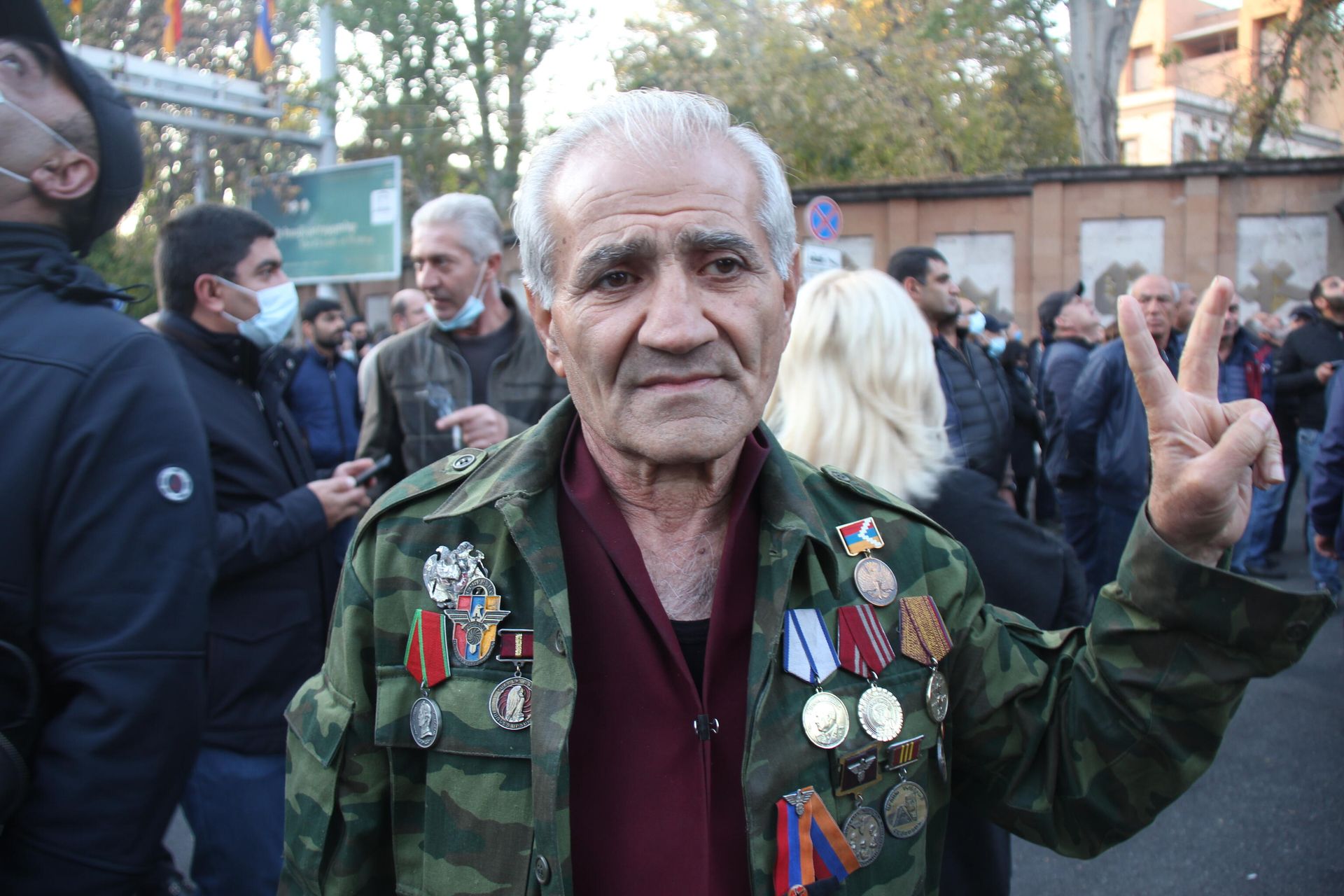 Антиправительственные митинги в Ереване Антиправительственные митинги в Ереване - РИА Новости, 1920, 12.11.2020