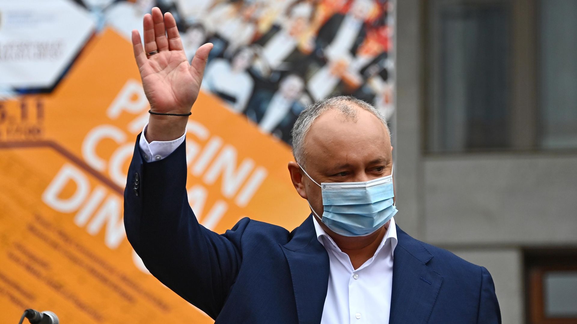 Президент Молдавии Игорь Додон во время митинга в его поддержку в Кишиневе Президент Молдавии Игорь Додон во время митинга в его поддержку в Кишиневе - РИА Новости, 1920, 13.11.2020