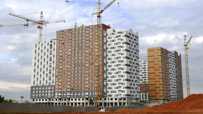 Строительная площадка в Подмосковье