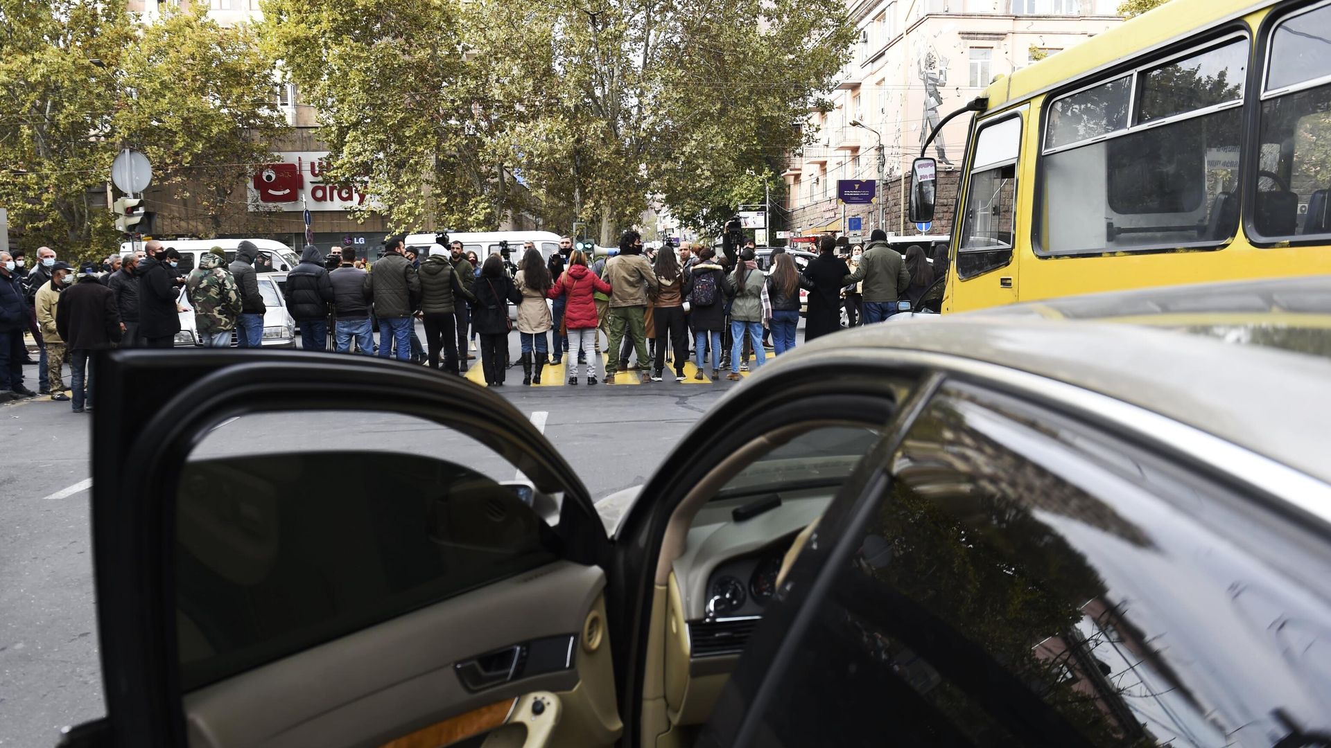 Акция протеста оппозиции в Ереване Акция протеста оппозиции в Ереване - РИА Новости, 1920, 19.11.2020