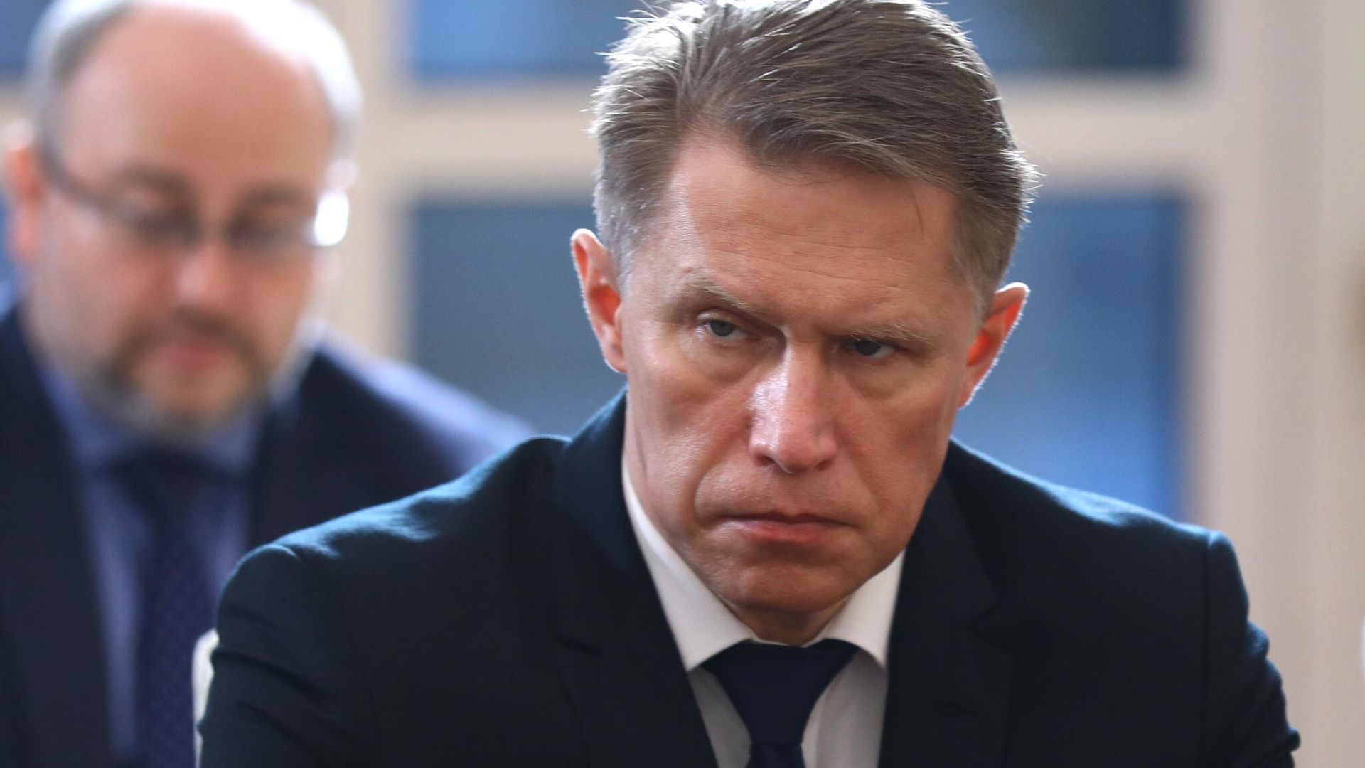 Министр здравоохранения России Михаил Мурашко во время встречи с президентом Азербайджана Ильхамом Алиевым в Баку Министр здравоохранения России Михаил Мурашко во время встречи с президентом Азербайджана Ильхамом Алиевым в Баку - РИА Новости, 1920, 15.12.2020