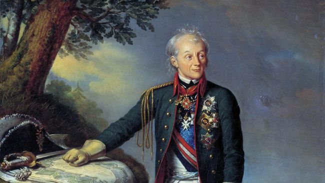 Портрет Александра Суворова. Художник Карл Штейбен