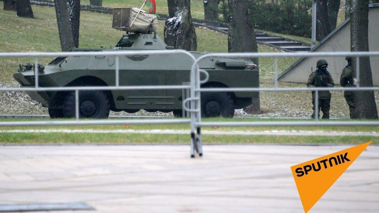 Военная техника в Минске. 22 ноября 2020 Военная техника в Минске. 22 ноября 2020 - РИА Новости, 1920, 22.11.2020