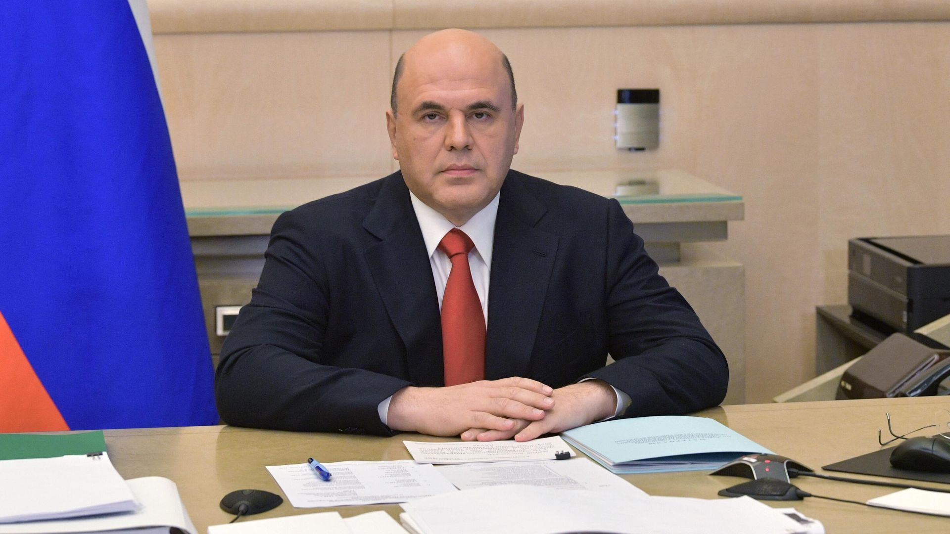 Председатель правительства РФ Михаил Мишустин проводит совещание с вице-премьерами РФ Председатель правительства РФ Михаил Мишустин проводит совещание с вице-премьерами РФ - РИА Новости, 1920, 26.11.2020