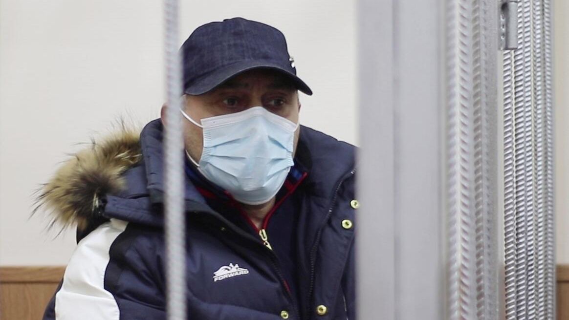 Начальник отдела МВД России по Кизлярскому району Республики Дагестан полковник полиции Гази Исаев в Басманном суде Москвы Начальник отдела МВД России по Кизлярскому району Республики Дагестан полковник полиции Гази Исаев в Басманном суде Москвы - РИА Новости, 1920, 24.11.2020