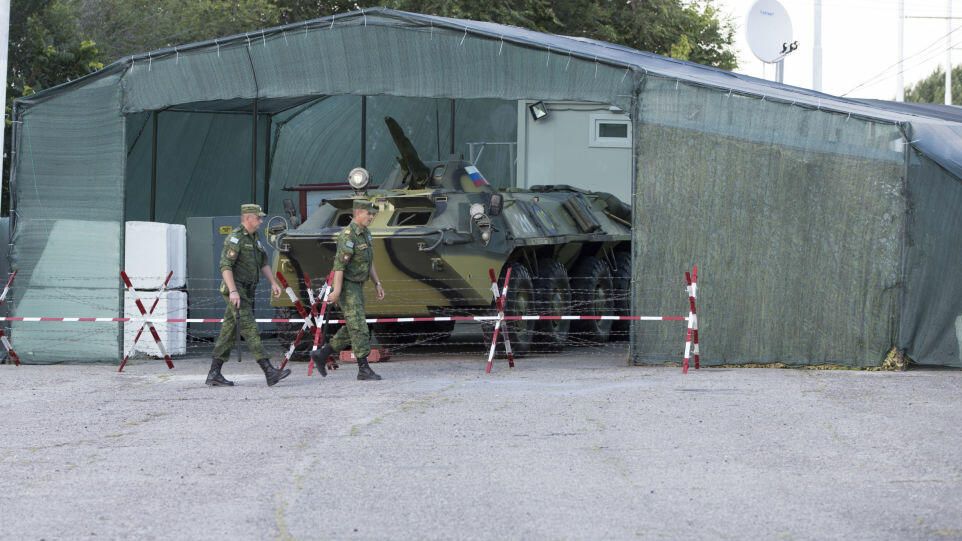 Блокпост российских миротворцев в Приднестровье Блокпост российских миротворцев в Приднестровье - РИА Новости, 1920, 01.12.2020