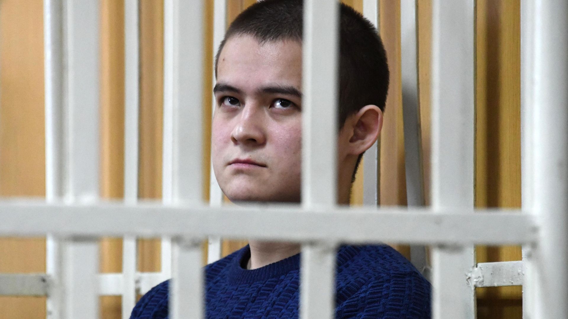 Солдат-срочник Рамиль Шамсутдинов на заседании 2-го Восточного окружного военного суда в Чите Солдат-срочник Рамиль Шамсутдинов на заседании 2-го Восточного окружного военного суда в Чите - РИА Новости, 1920, 10.02.2021