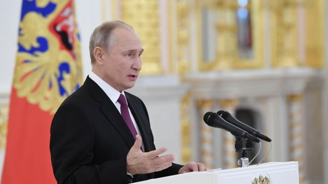 Владимир Путин на церемонии вручения верительных грамот Владимир Путин на церемонии вручения верительных грамот