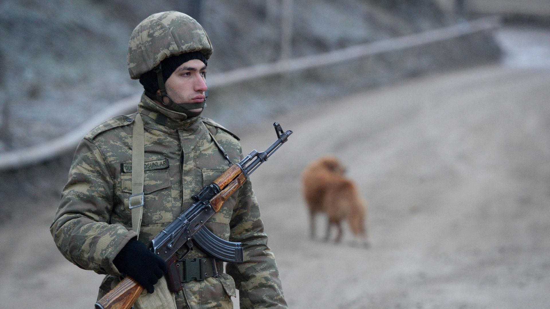 Азербайджанский военнослужащий Азербайджанский военнослужащий - РИА Новости, 1920, 13.09.2022