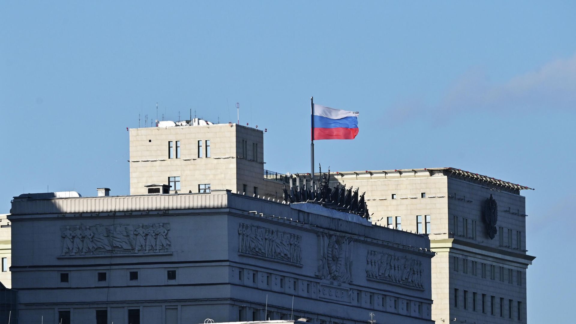 Здание Министерства обороны РФ Здание Министерства обороны РФ - РИА Новости, 1920, 30.04.2022