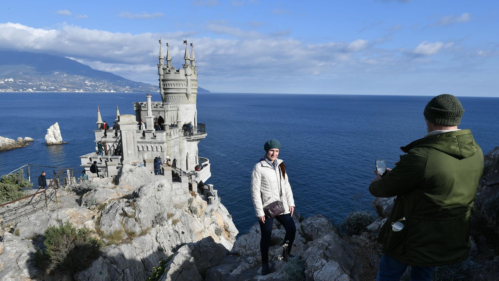 Дворец Ласточкино гнездо в Крыму - РИА Новости, 1920, 21.12.2020