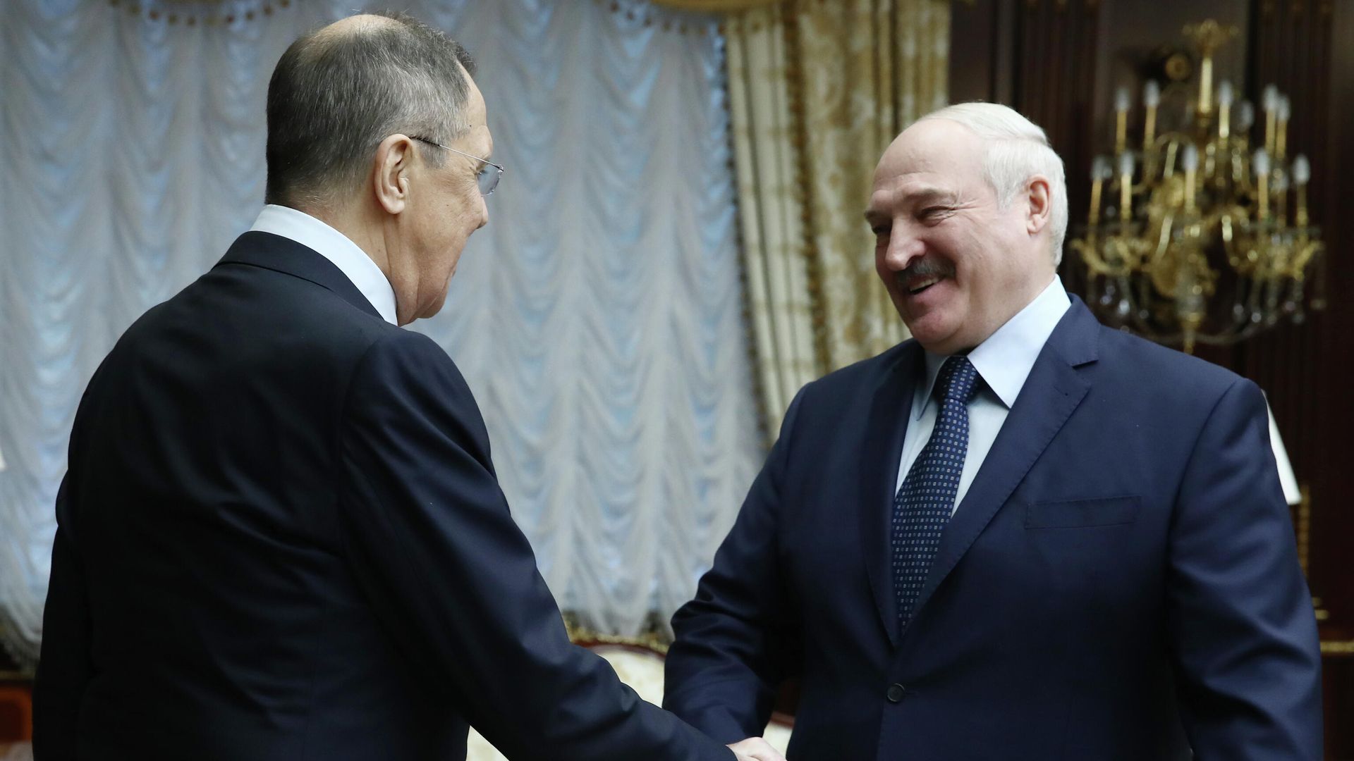 Министр иностранных дел России Сергей Лавров и президент Белоруссии Александр Лукашенко - РИА Новости, 1920, 24.11.2022