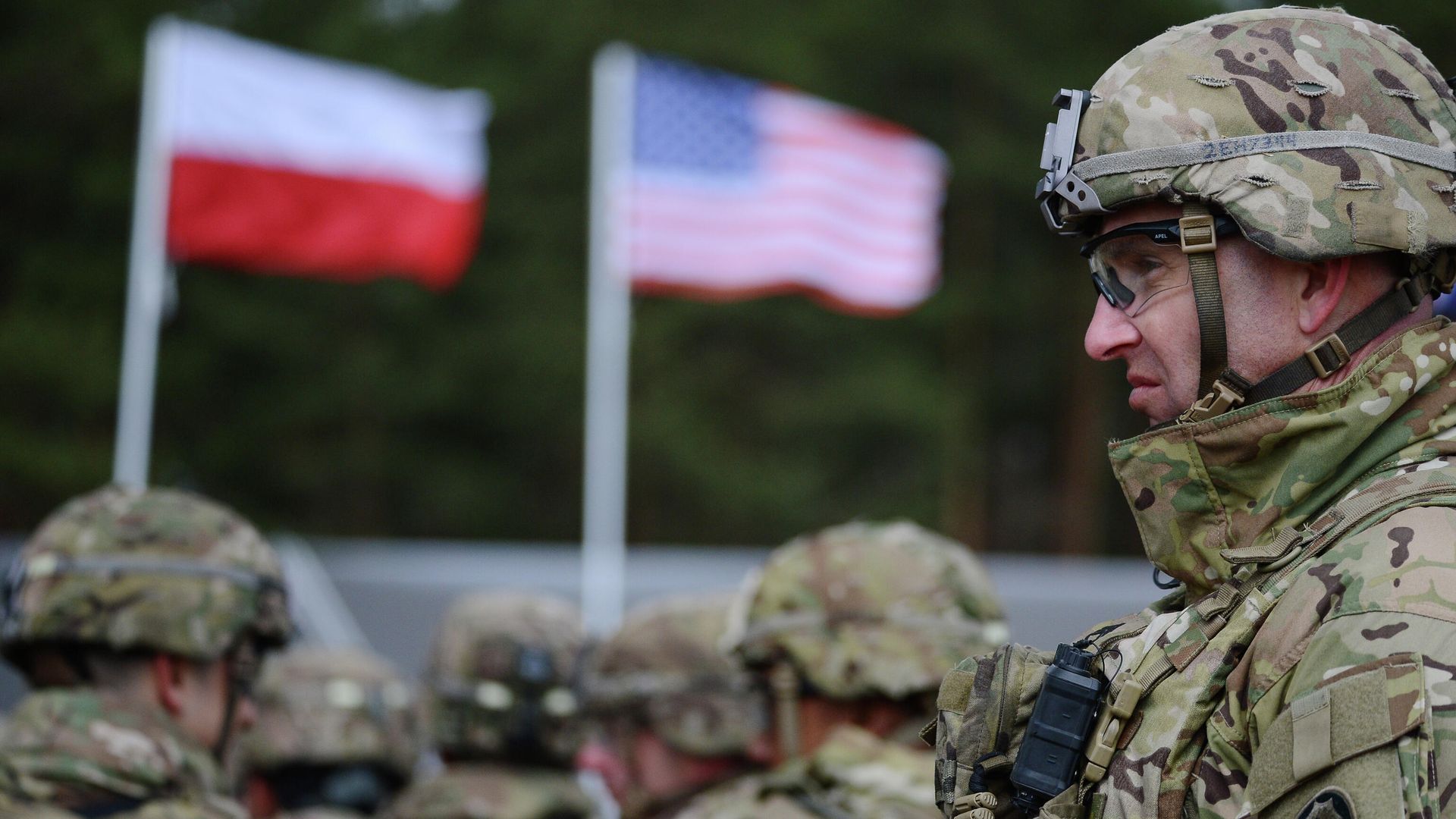 Батальон НАТО под руководством США в польском Ожише Батальон НАТО под руководством США в польском Ожише - РИА Новости, 1920, 19.05.2022