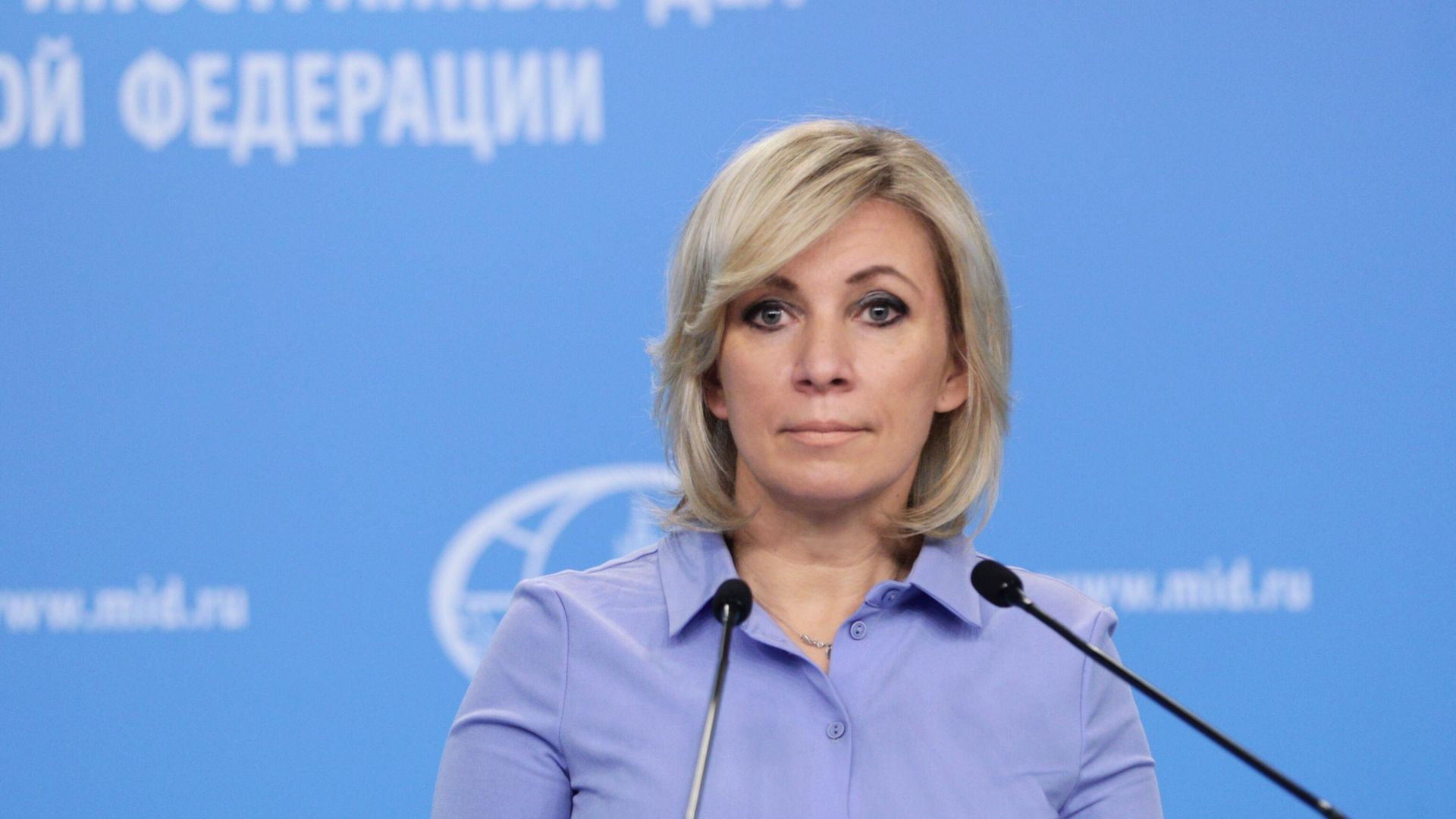 Официальный представитель Министерства иностранных дел РФ Мария Захарова во время брифинга - РИА Новости, 1920, 28.11.2020