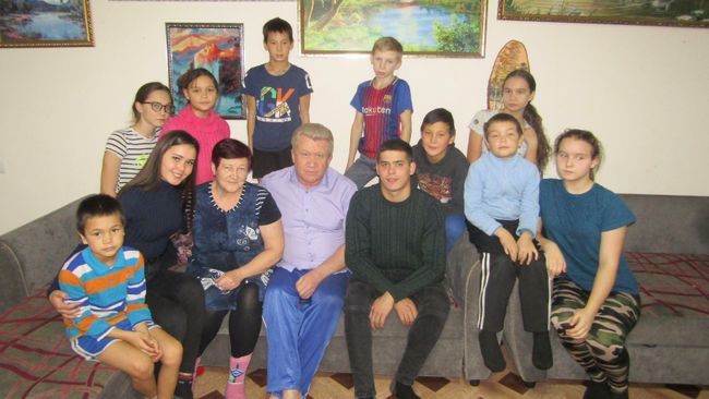 Сыругины с воспитанниками
