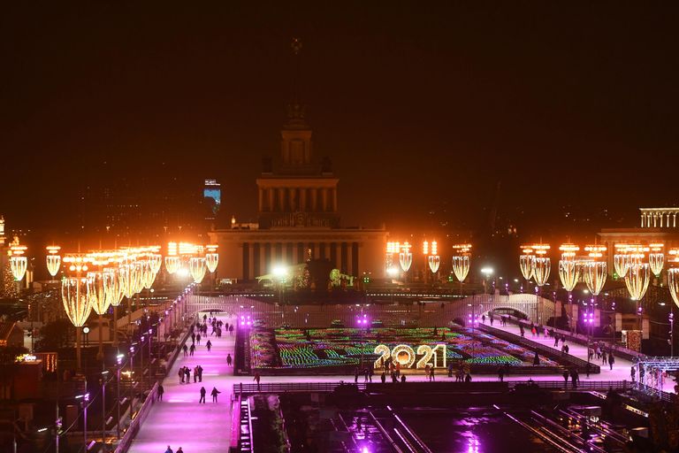 Открытие катка на ВДНХ в Москве Открытие катка на ВДНХ в Москве