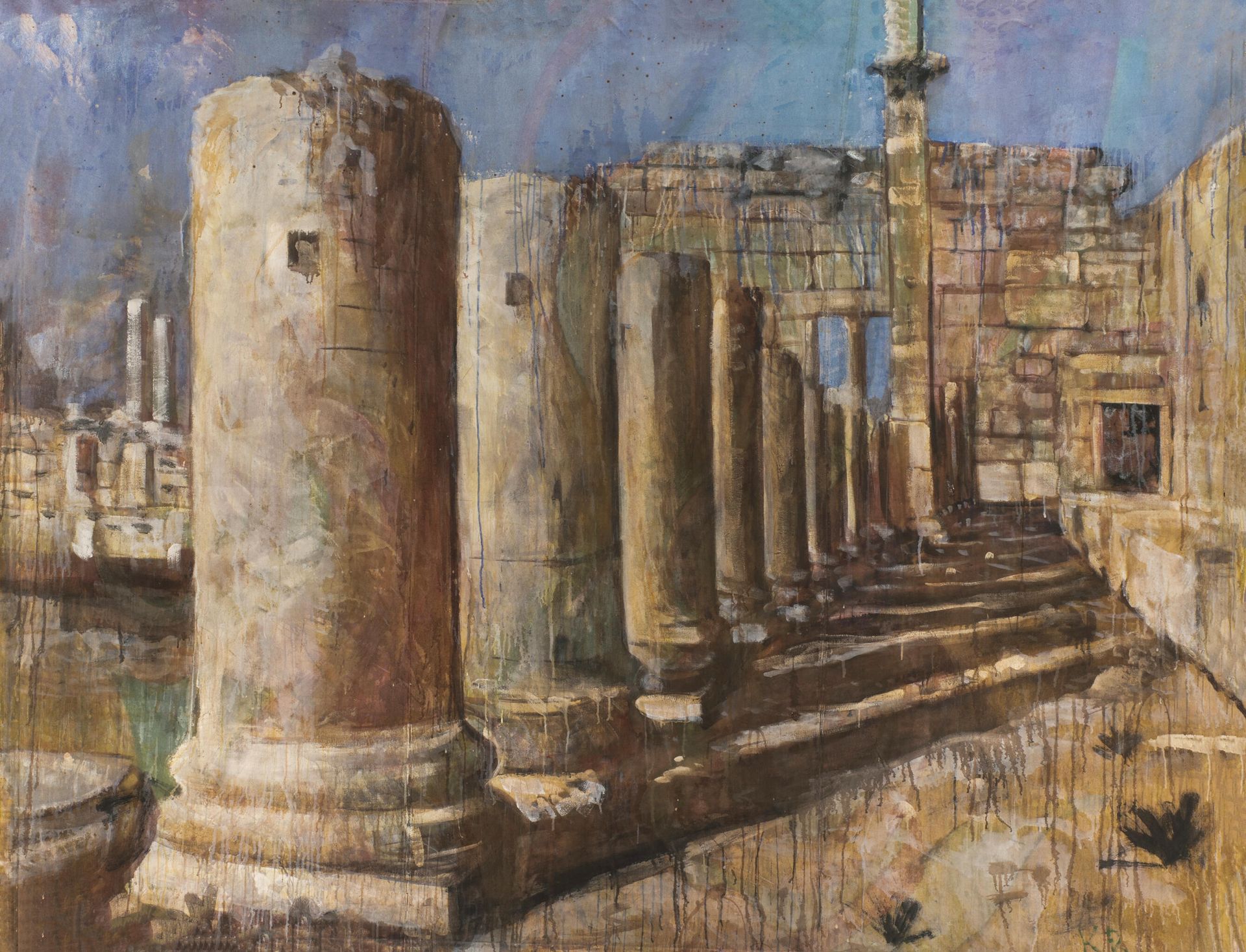 Валерий Кошляков Колоннада, 1989, холст, масло, смешанная техника, без рамы  224 x 280 см - РИА Новости, 1920, 21.12.2020