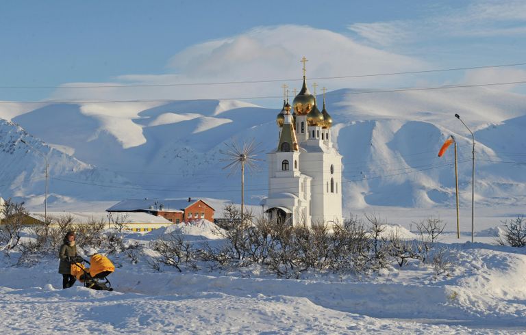 В поселке Эгвекинот В поселке Эгвекинот