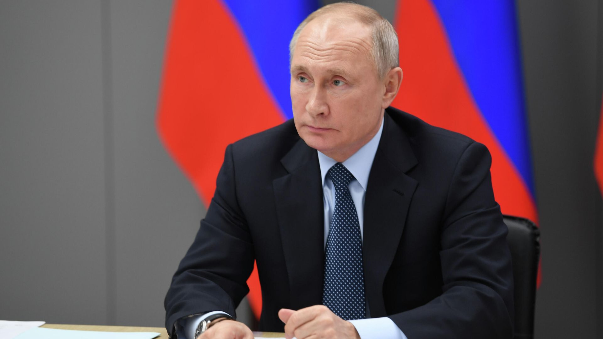 Президент РФ Владимир Путин проводит в режиме видеоконференции совещание по стратегическому развитию нефтегазохимической отрасли России - РИА Новости, 1920, 02.12.2020