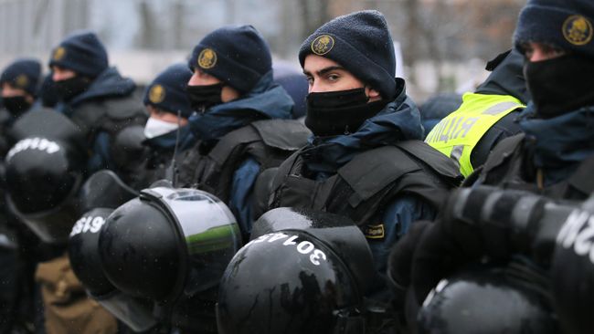 Сотрудники полиции Украины