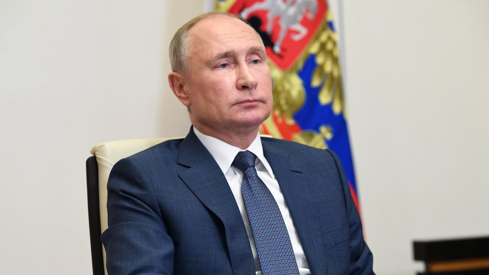Президент РФ Владимир Путин принимает участие в открытии многофункциональных медцентров Минобороны России в режиме видеоконференции Президент РФ Владимир Путин принимает участие в открытии многофункциональных медцентров Минобороны России в режиме видеоконференции - РИА Новости, 1920, 08.12.2020