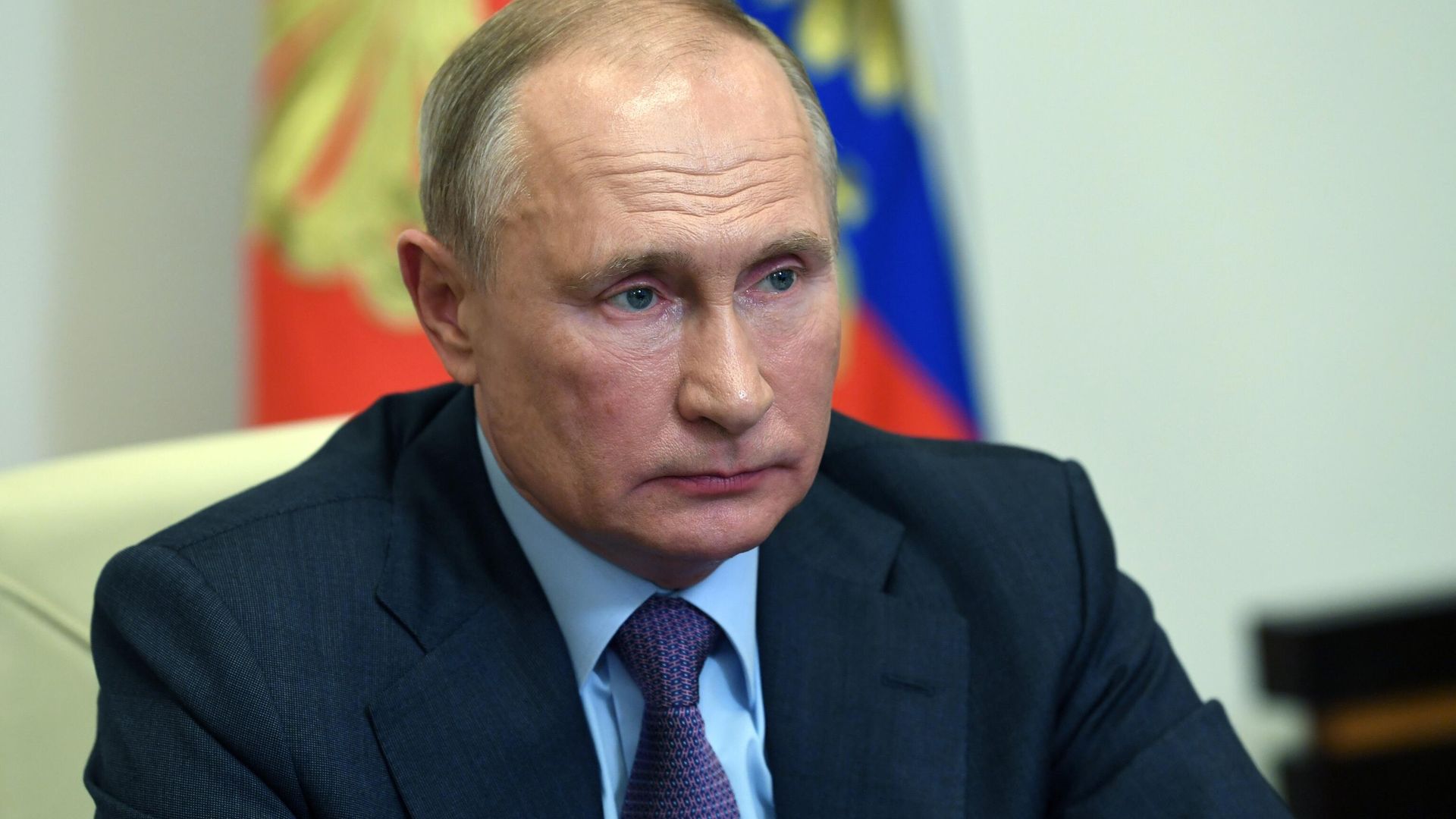 Президент РФ Владимир Путин во время встречи в режиме видеоконференции с представителями общественных организаций инвалидов - РИА Новости, 1920, 03.12.2020
