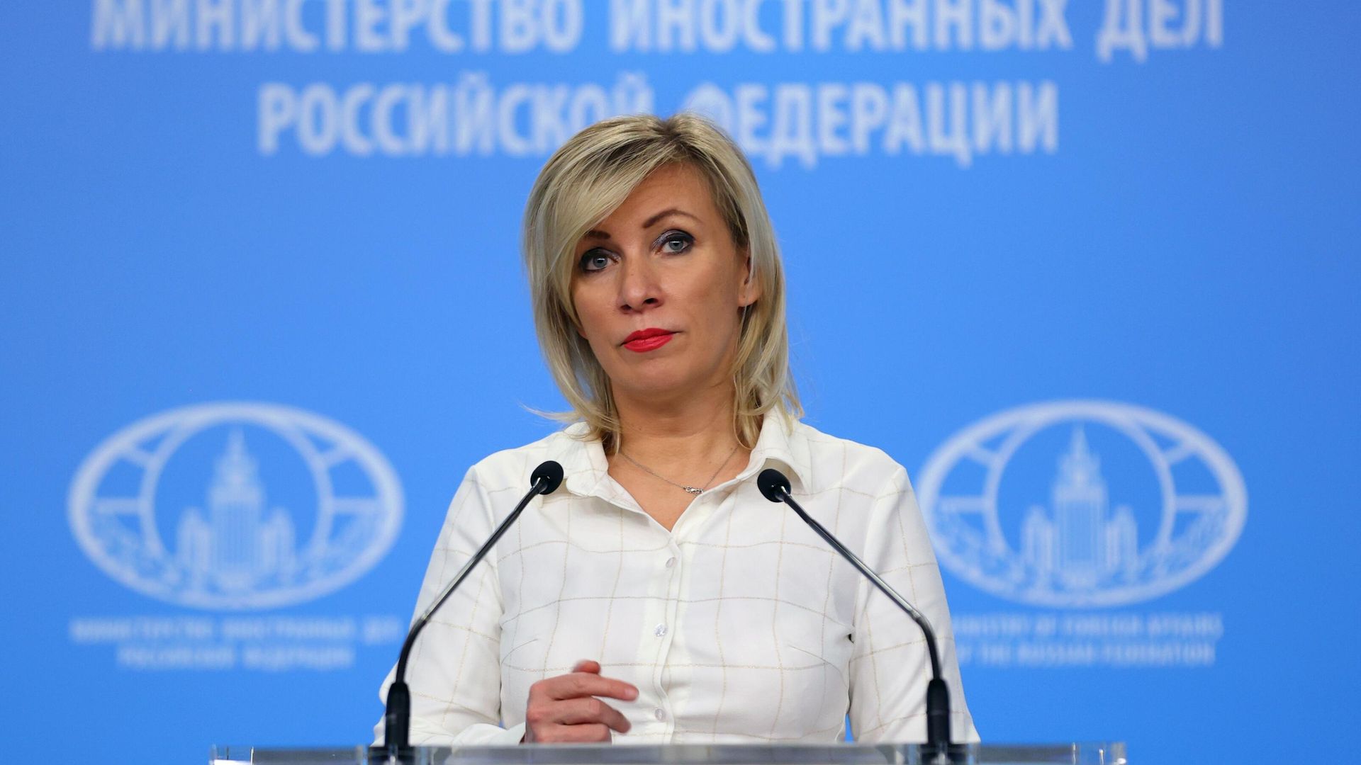Официальный представитель Министерства иностранных дел РФ Мария Захарова во время брифинга в Москве Официальный представитель Министерства иностранных дел РФ Мария Захарова во время брифинга в Москве - РИА Новости, 1920, 30.12.2020