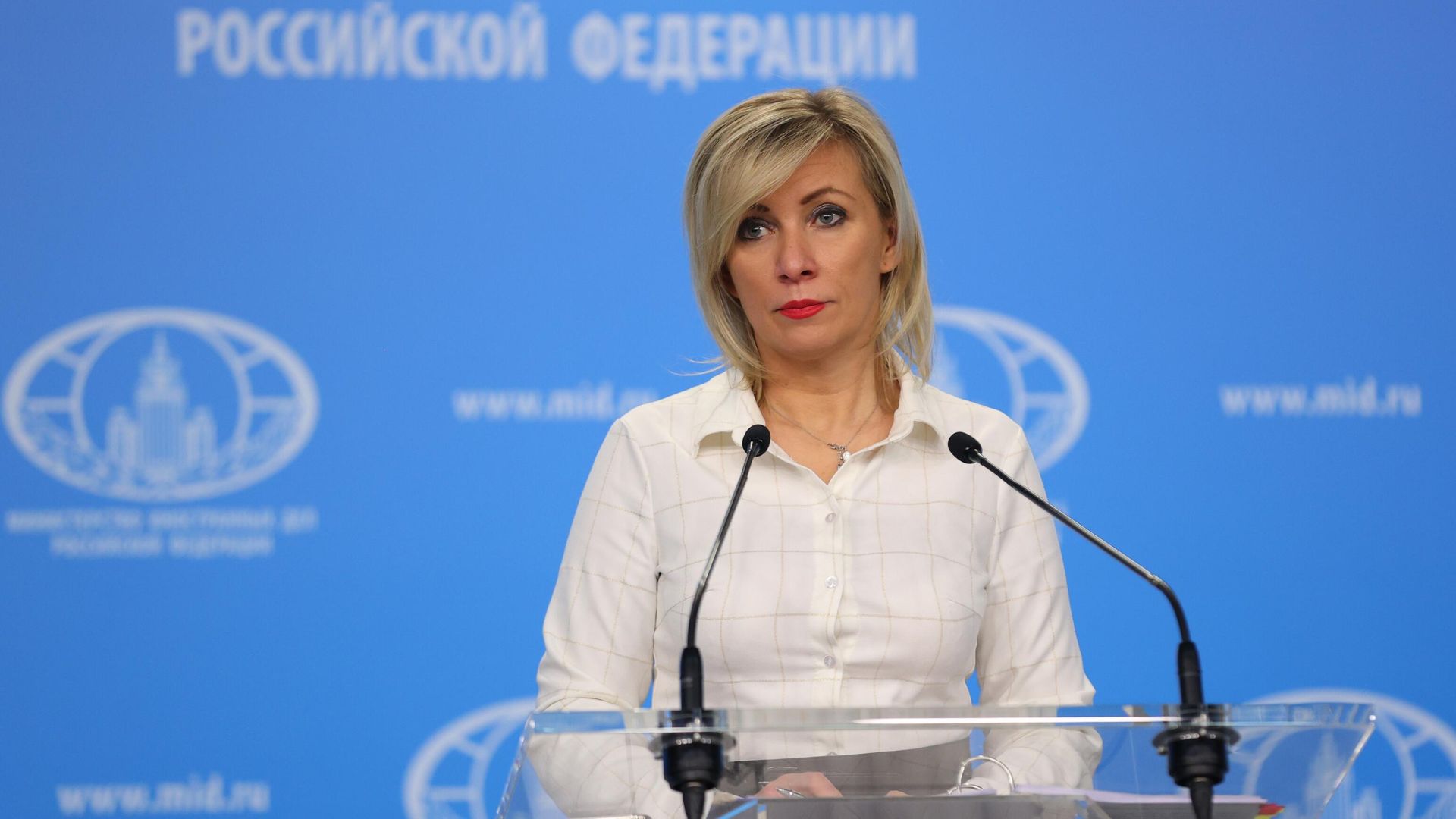 Официальный представитель Министерства иностранных дел РФ Мария Захарова во время брифинга в Москве Официальный представитель Министерства иностранных дел РФ Мария Захарова во время брифинга в Москве - РИА Новости, 1920, 08.12.2020