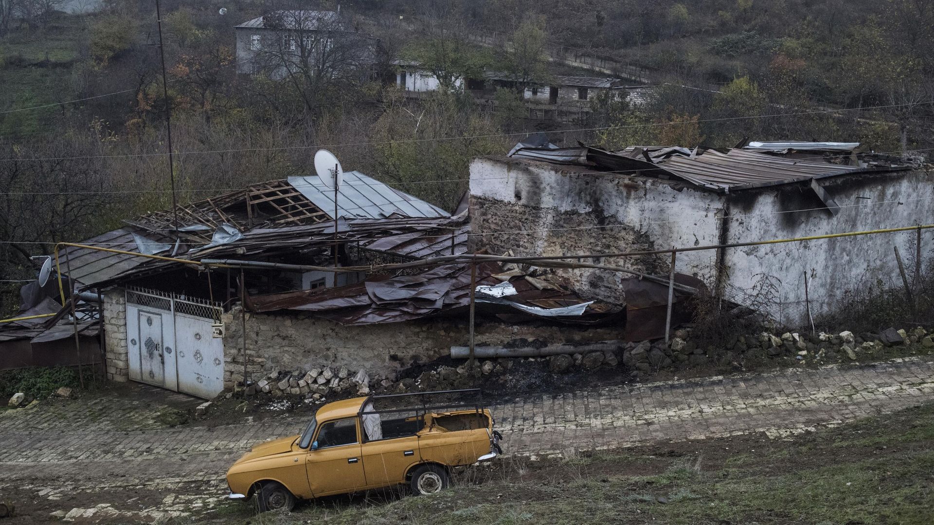 Вид на дома в селе Мачкалашен Мартунинского района в Нагорном Карабахе Вид на дома в селе Мачкалашен Мартунинского района в Нагорном Карабахе - РИА Новости, 1920, 04.12.2020