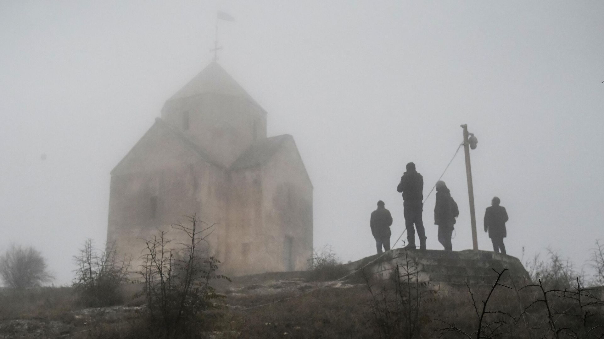 Армянская церковь на горе Ванкасар Армянская церковь на горе Ванкасар - РИА Новости, 1920, 04.10.2023