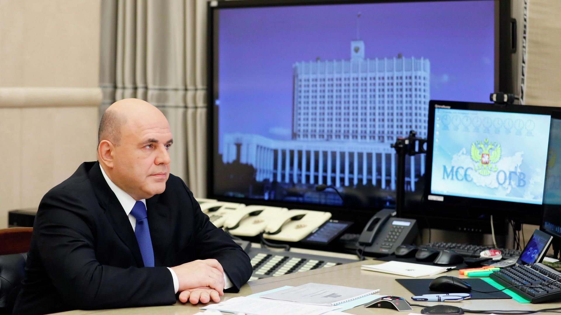 Председатель правительства РФ Михаил Мишустин Председатель правительства РФ Михаил Мишустин - РИА Новости, 1920, 14.01.2021