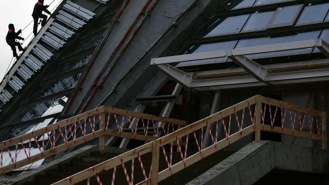 Строительство спортивных объектов в Лужниках
