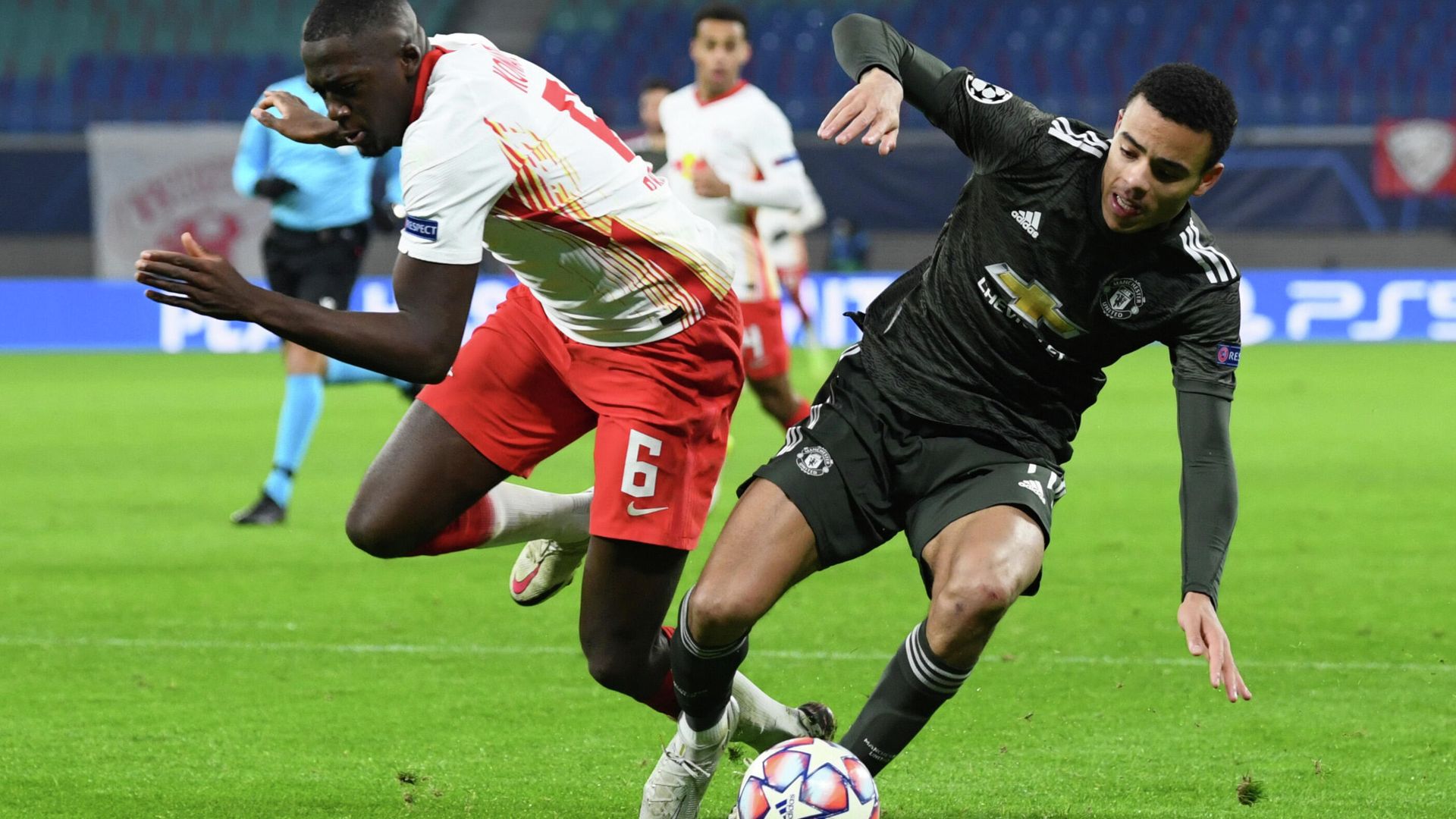 Ибрахима Конате и Мэйсон Гринвуд Ибрахима Конате и Мэйсон Гринвуд - РИА Новости, 1920, 09.12.2020