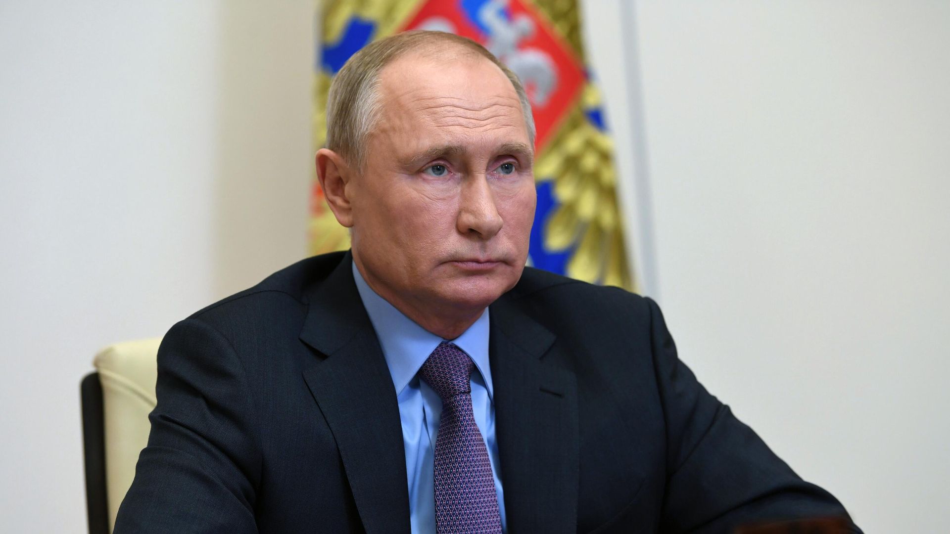 Президент РФ Владимир Путин проводит в режиме видеоконференции совещание с членами правительства РФ - РИА Новости, 1920, 09.12.2020