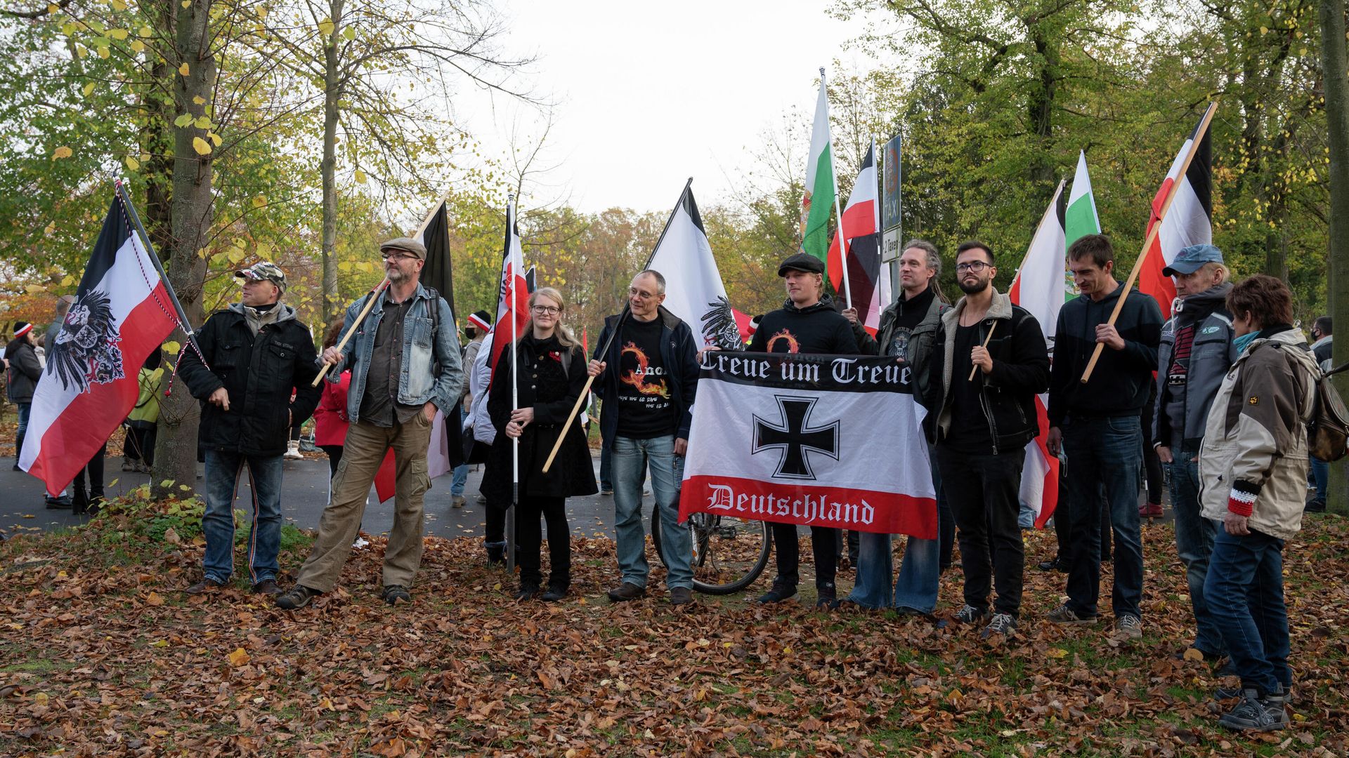 Демонстрация рейхсбюргеров в Потсдаме Демонстрация рейхсбюргеров в Потсдаме - РИА Новости, 1920, 12.12.2020