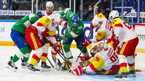 Йокерит — Салават Юлаев в матче регулярного чемпионата КХЛ Йокерит — Салават Юлаев в матче регулярного чемпионата КХЛ - РИА Новости, 1920, 11.12.2020