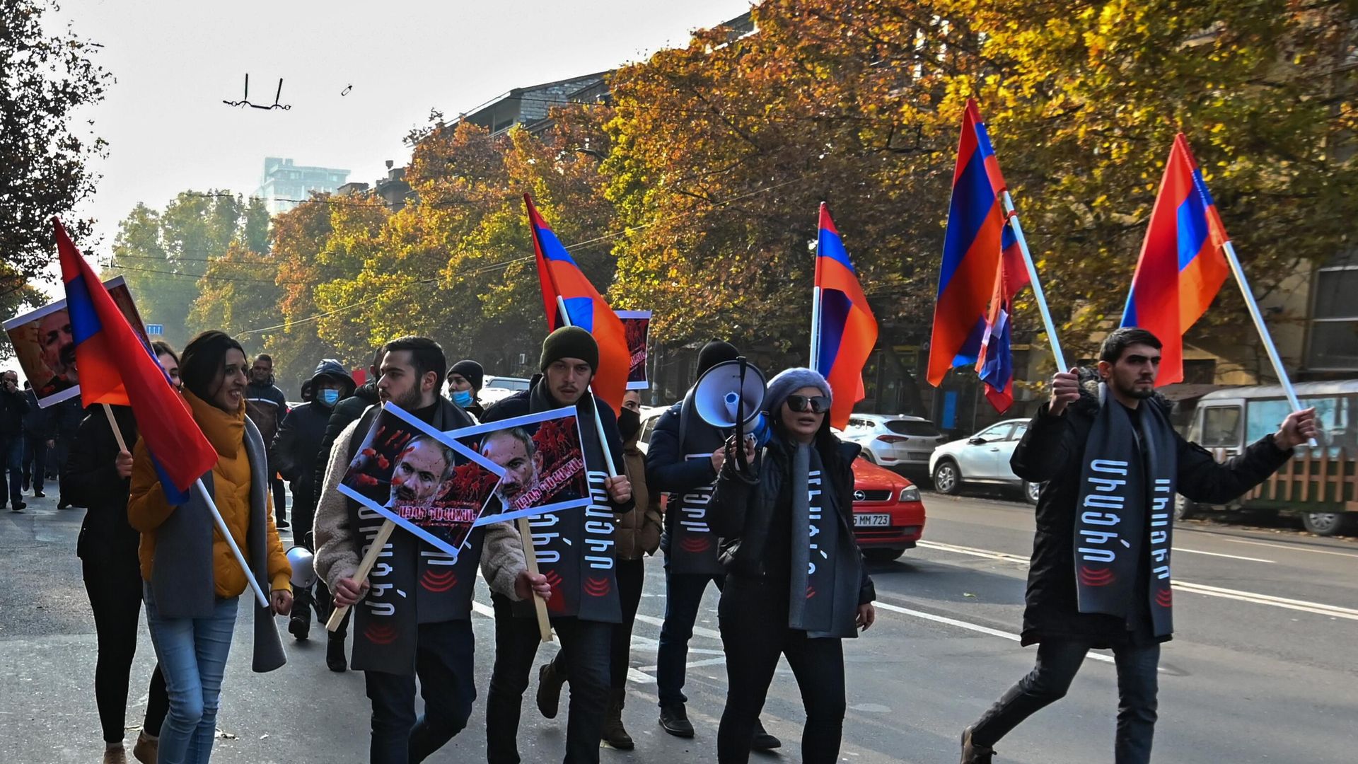 Участники акции протеста оппозиции в Ереване Участники акции протеста оппозиции в Ереване - РИА Новости, 1920, 17.12.2020