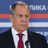 Министр иностранных дел РФ Сергей Лавров во время совместной с министром иностранных дел Сербии Николой Селаковичем пресс-конференции по итогам встречи в Белграде Министр иностранных дел РФ Сергей Лавров во время совместной с министром иностранных дел Сербии Николой Селаковичем пресс-конференции по итогам встречи в Белграде