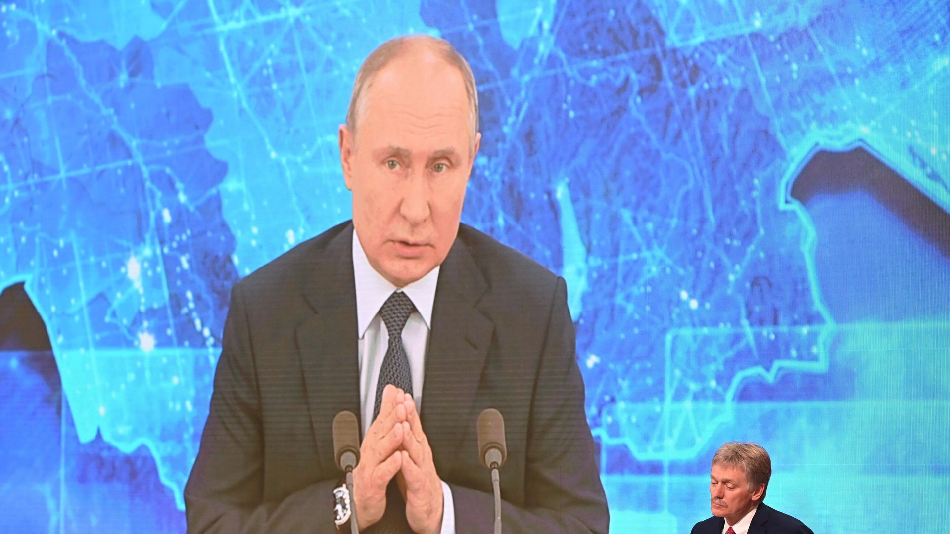 Ежегодная пресс-конференция президента РФ В. Путина Ежегодная пресс-конференция президента РФ В. Путина - РИА Новости, 1920, 17.12.2020