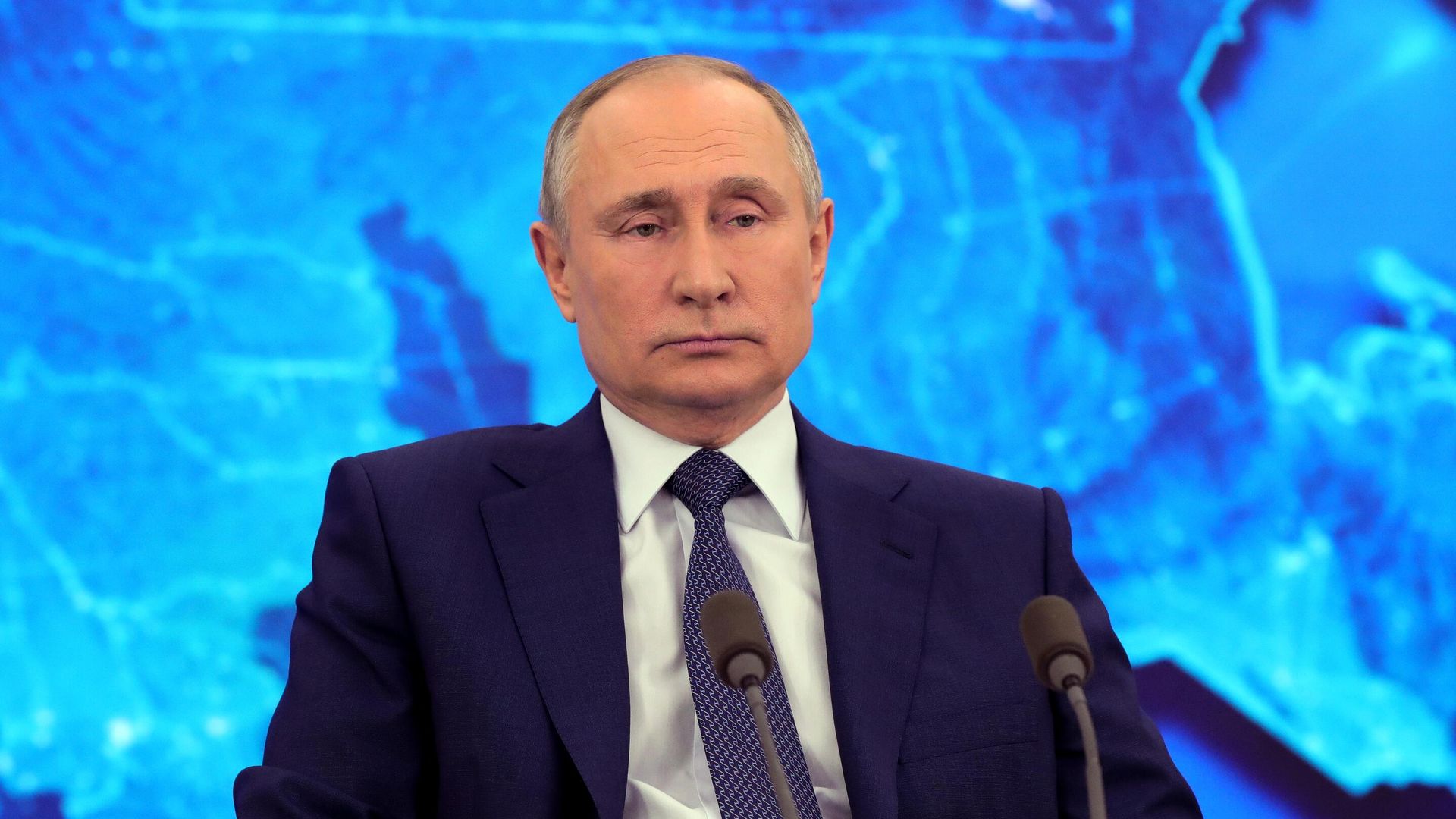 Президент РФ Владимир Путин на большой ежегодной пресс-конференции в режиме видеоконференции Президент РФ Владимир Путин на большой ежегодной пресс-конференции в режиме видеоконференции - РИА Новости, 1920, 17.12.2020