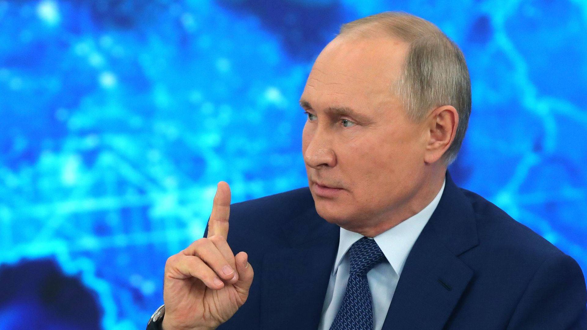 Президент РФ Владимир Путин на большой ежегодной пресс-конференции в режиме видеоконференции Президент РФ Владимир Путин на большой ежегодной пресс-конференции в режиме видеоконференции - РИА Новости, 1920, 17.12.2020