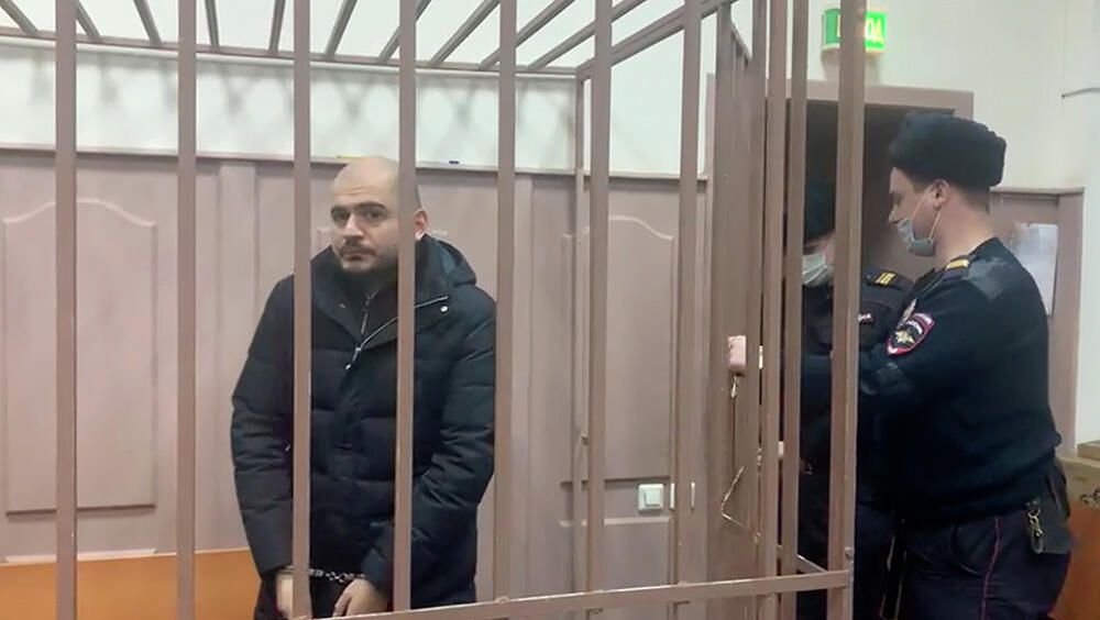 Левон Агаджанян в суде. Кадр видео Левон Агаджанян в суде. Кадр видео - РИА Новости, 1920, 18.12.2020