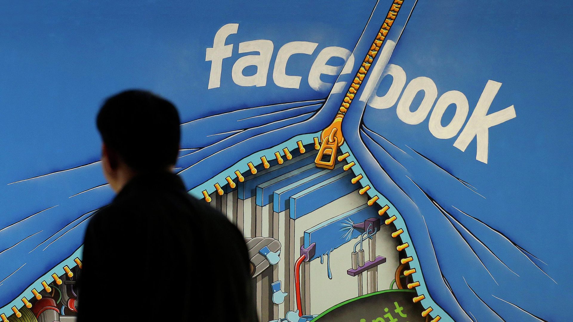 Граффити в офисе Facebook в Калифорнии Граффити в офисе Facebook в Калифорнии - РИА Новости, 1920, 16.03.2021