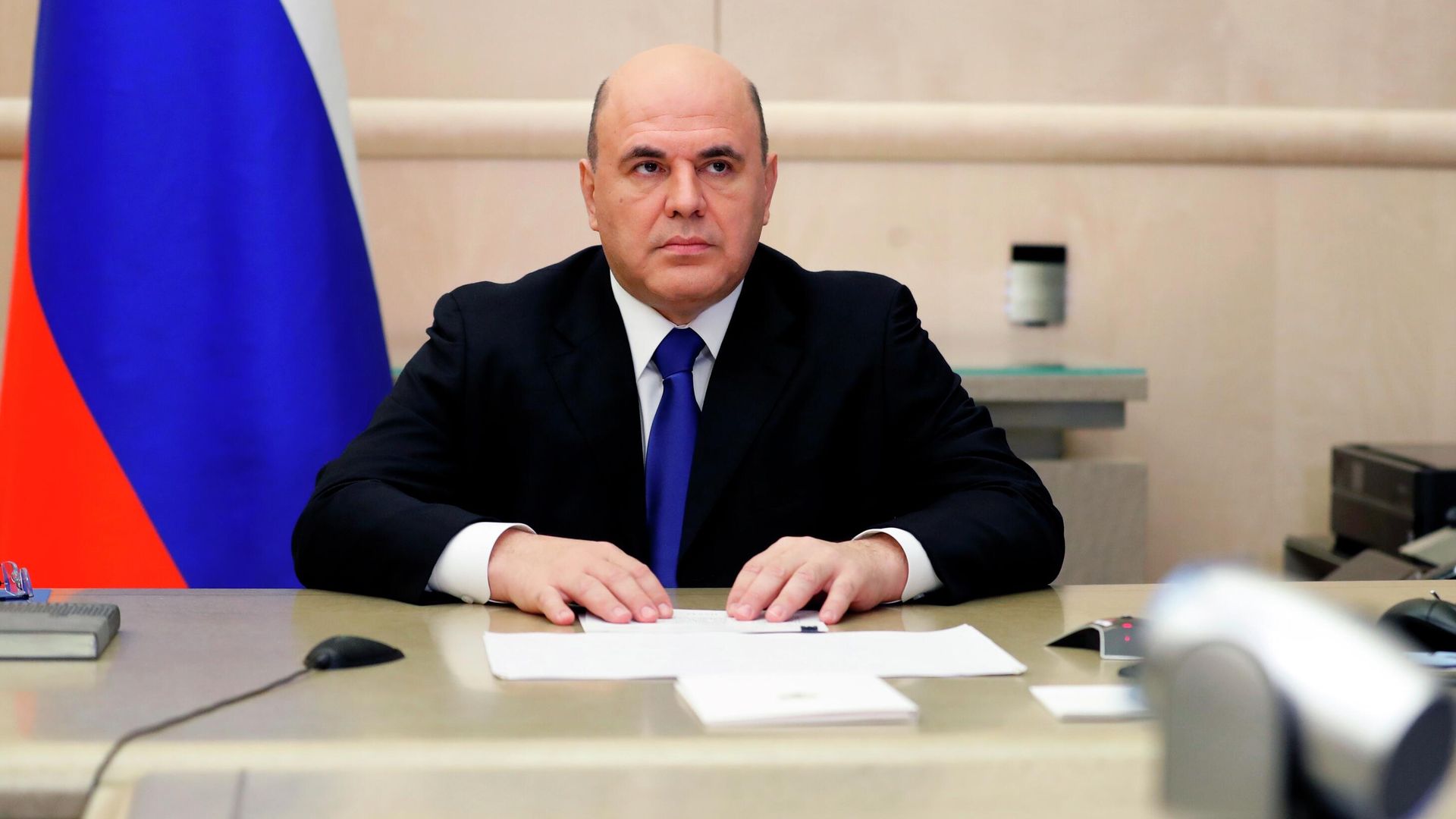 Председатель правительства РФ Михаил Мишустин проводит совещание с вице-премьерами РФ Председатель правительства РФ Михаил Мишустин проводит совещание с вице-премьерами РФ - РИА Новости, 1920, 24.12.2020