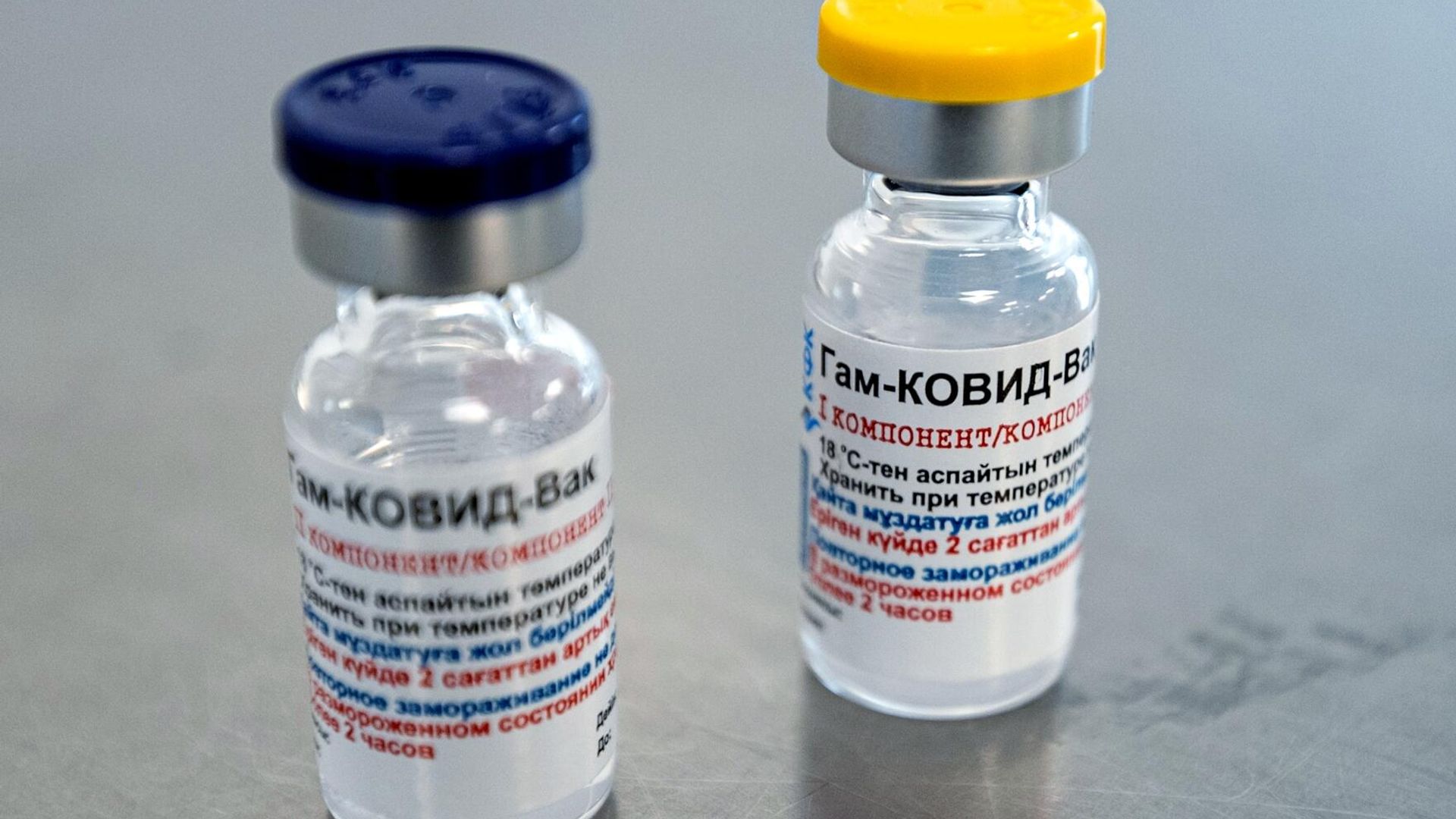 Вакцина Sputnik V, произведенная в Карагандинском фармацевтическом комплексе Вакцина Sputnik V, произведенная в Карагандинском фармацевтическом комплексе - РИА Новости, 1920, 13.01.2021
