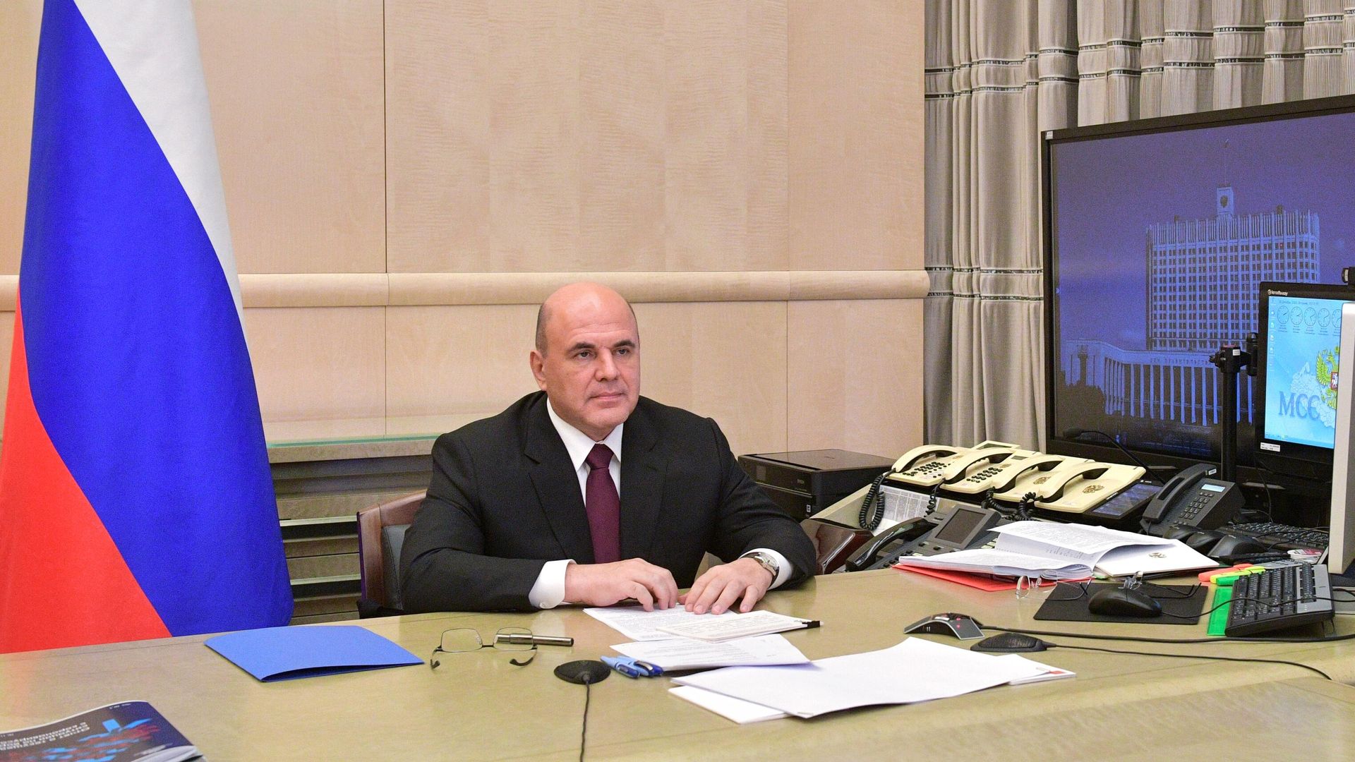 Председатель правительства РФ Михаил Мишустин Председатель правительства РФ Михаил Мишустин - РИА Новости, 1920, 23.12.2020