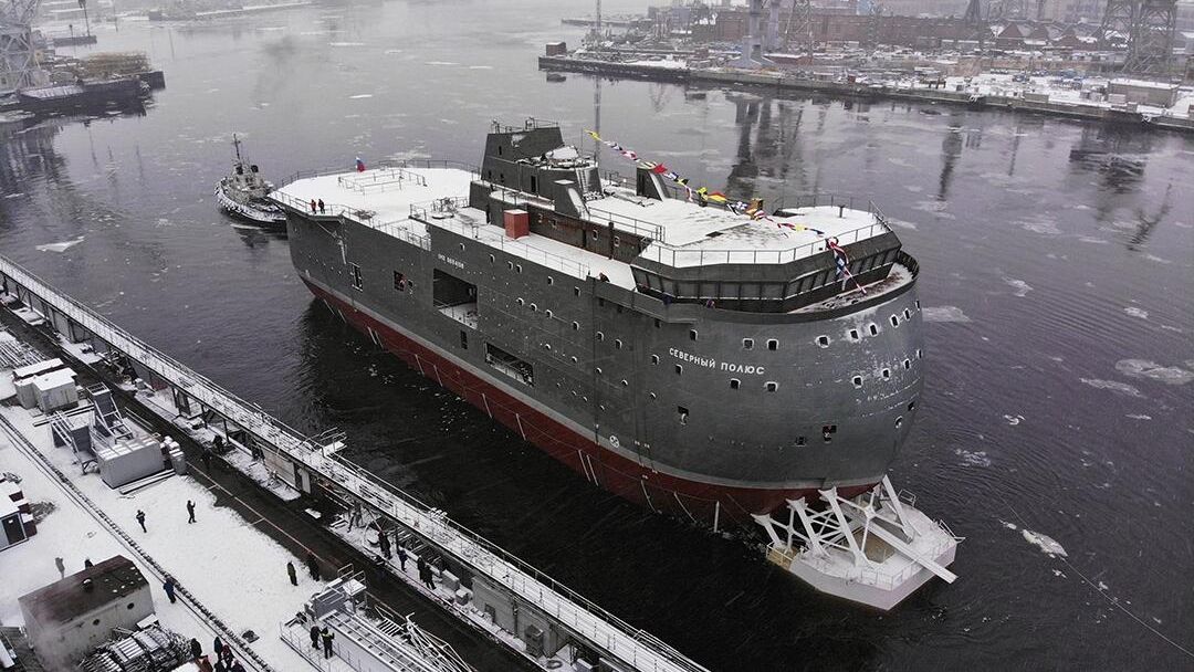 Спуск на воду ЛСП Северный полюс в Санкт-Петербурге Спуск на воду ЛСП Северный полюс в Санкт-Петербурге - РИА Новости, 1920, 29.12.2020