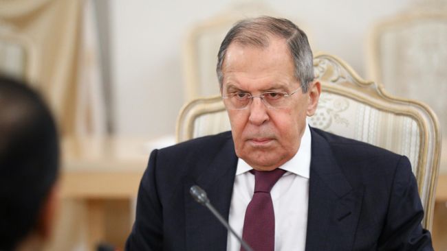 Министр иностранных дел РФ Сергей Лавров во время встречи в Москве с министром иностранных дел Катара Мухаммедом Бен Абделем Рахманом Бен Джасем Аль Тани