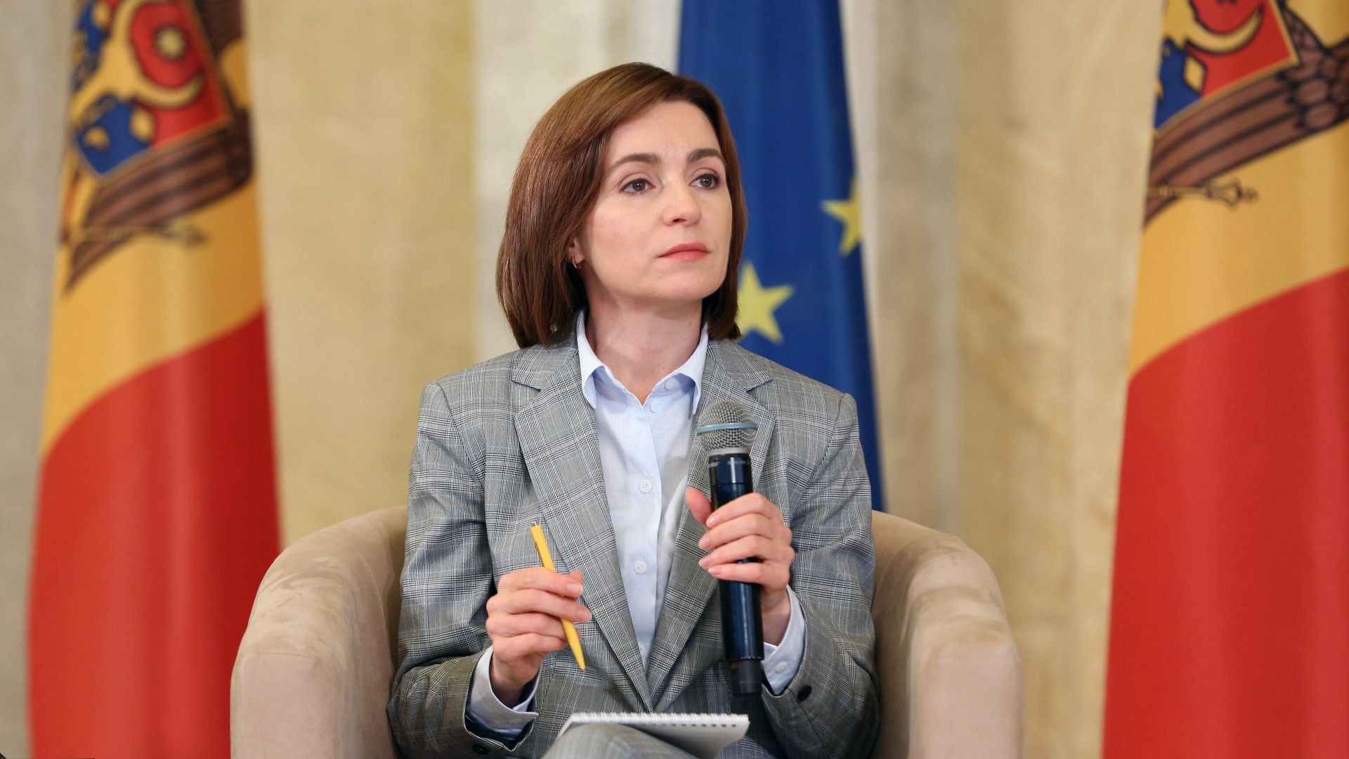 Президент Молдавии Майя Санду Президент Молдавии Майя Санду - РИА Новости, 1920, 19.04.2022