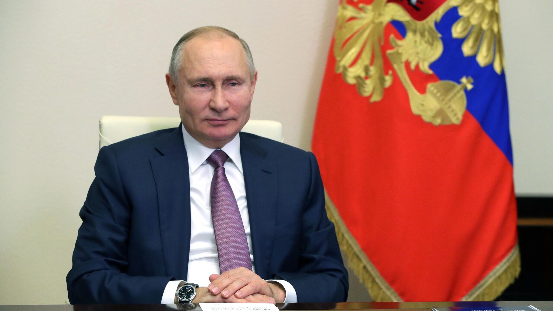 Президент России Владимир Путин проводит в режиме видеоконференции заседание попечительского совета МГУ Президент России Владимир Путин проводит в режиме видеоконференции заседание попечительского совета МГУ - РИА Новости, 1920, 25.12.2020